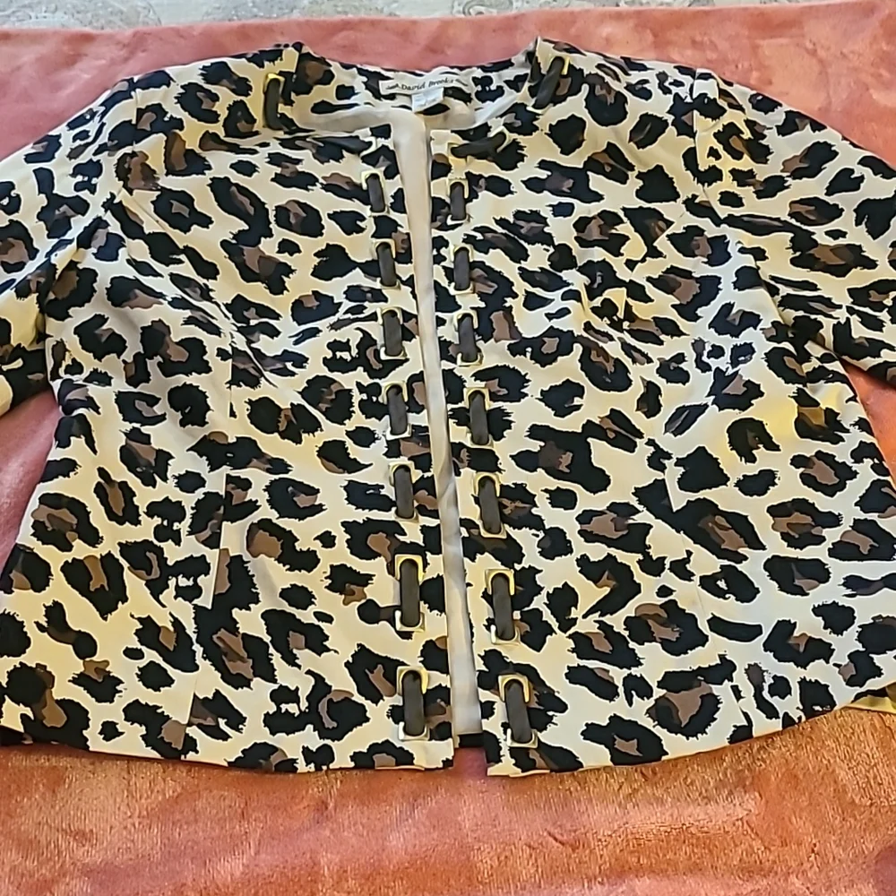 David Brooks Leporad Print Jacket - Picture 7 of 11